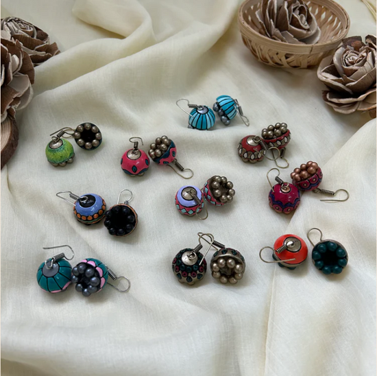 Combo Hanging Jhumkas Set of 10 | Gift Hamper