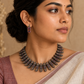 Terracotta Lakshmi Motif Necklace Set