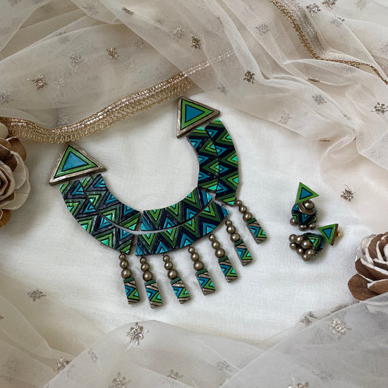 Indus collections - tints and shades of teal and green