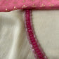 Layered Pink Beaded Gandaberunda Kemp Terracotta Necklace Set