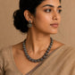 Multicolor kundan stone floral necklace