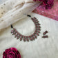 Handmade Terracotta Pink Necklace Set
