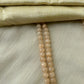 Terracotta Peacock Pendant Necklace with Double-Layer Glass Beads