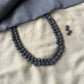 Terracotta Rudraksha Effect Necklace Set