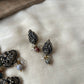 Terracotta Lakshmi Necklace with Multicolour Semiprecious Agate Beads