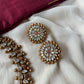 Terracotta Choker Set with Kundan Stone Embellishments
