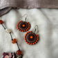 Ganesha agate beaded daily wear pendant with Chand Bali
