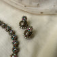 Handmade Terracotta Floral Necklace Set