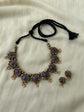 Lotus Elegance Terracotta Kundan Necklace Set