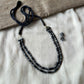 Two-Layer Terracotta Tubular Necklace Set with Matching Stud Earrings