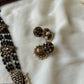 Handcrafted Terracotta Black Lakshmi Necklace