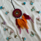 Handmade Terracotta Dreamcatcher | Double-Sided Terracotta Wall & Car Hanging Decor