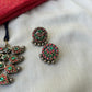 Red and Green Terracotta Choker set with stones