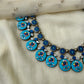 Handmade Terracotta Floral Necklace and Earrings