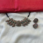 Red and Green Terracotta Choker set with stones