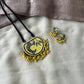 Terracotta Fish Mural Art pendant set