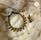 Terracotta Leaf Motif Necklace Set