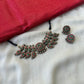 Red and Green Terracotta Choker set with stones