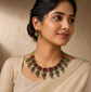 Warm Buds Terracotta Necklace Set