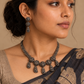 Terracotta Lakshmi and Mango Motif Necklace Set