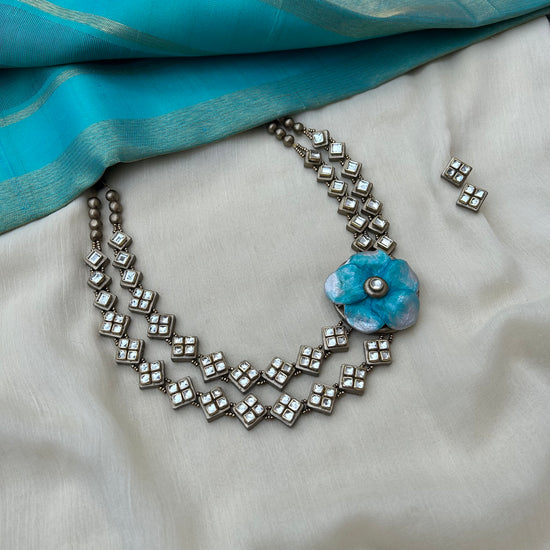 Handmade Terracotta Nita Ambani Necklace Set