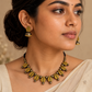 Terracotta Leaf Motif Necklace Set