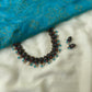Lakshmi Floral Terracotta Necklace Set with Pearls and Crystals