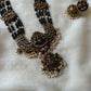 Handcrafted Terracotta Black Lakshmi Necklace
