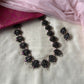 Terracotta God Motif Necklace Set with Glass Beads