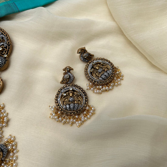 Traditional temple god choker jewellery set