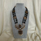 Handcrafted Terracotta Black Lakshmi Necklace