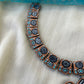 Terracotta Peacock Jewellery Necklace Set in Teal & Blue Shades