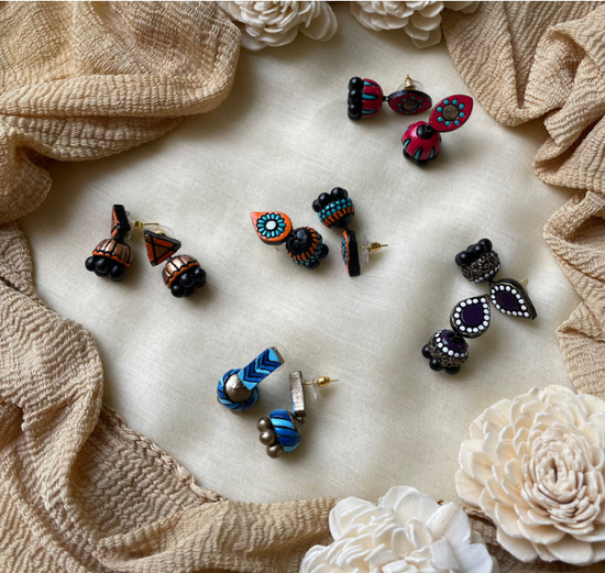 Combo Jhumkas Set of 5 | Gift Hamper