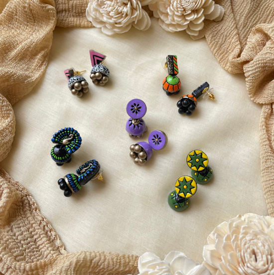 Combo Jhumkas Set of 5 | Gift Hamper