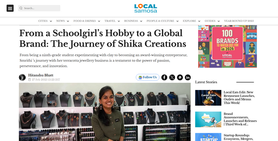 Local Samosa's article on Shika Creation