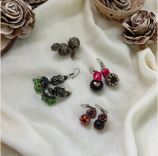 Combo Jhumkas Set of 4 | Gift Hamper