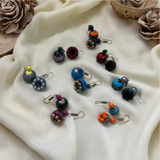 Combo Hanging Jhumkas Set of 8 | Gift Hamper