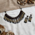 Tribal clay choker jewellery set
