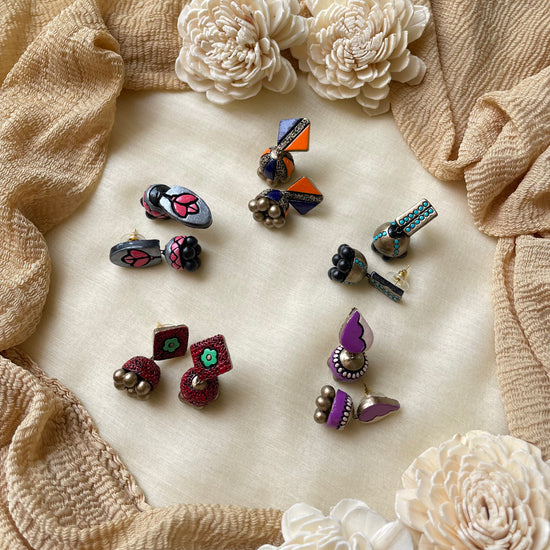 Assorted Jhumkas (Set of 5)