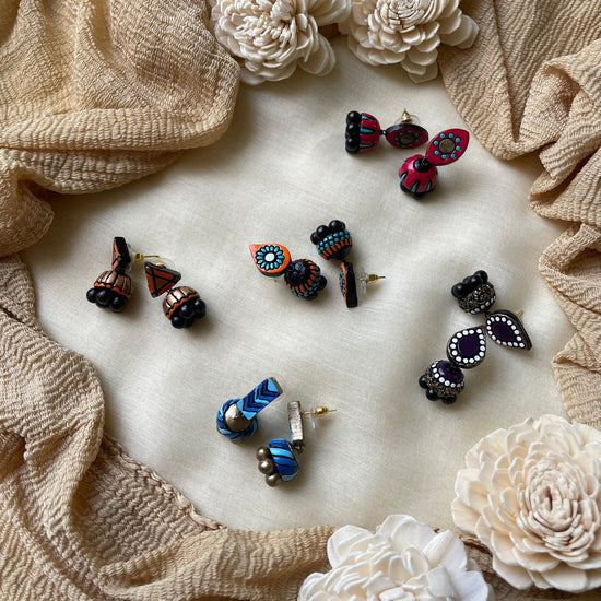 Assorted Jhumkas (Set of 5)