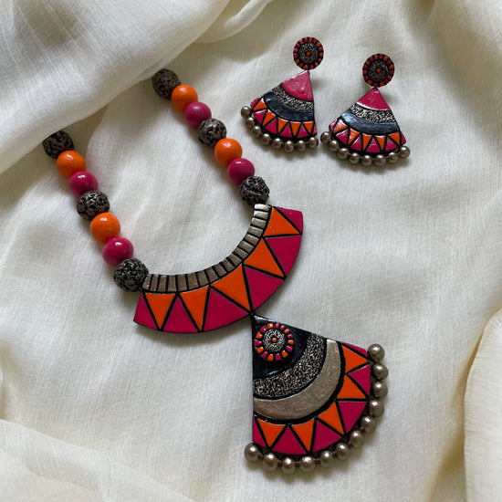 Pink And Orange Neckwear