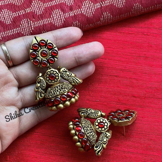 Traditional Twin Peacocks