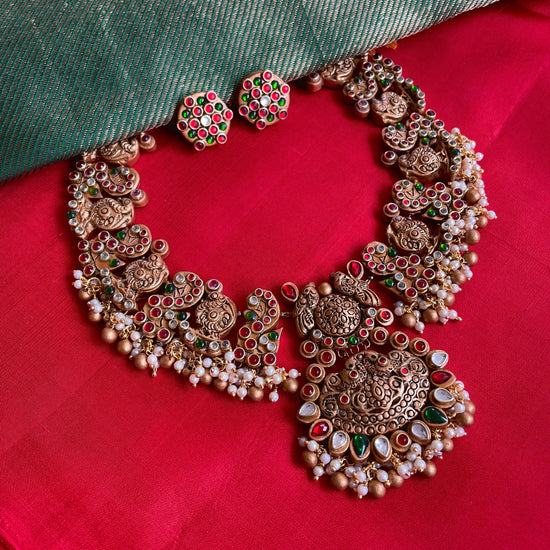 Heavy Antique Stone Studded Neckwear