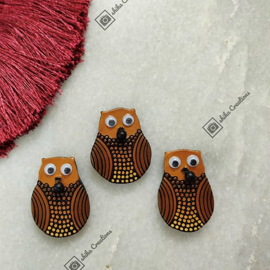 Dangling Owls (Set of 3)