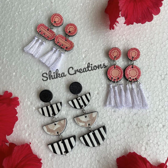 Dangling Trios (Set of 3)