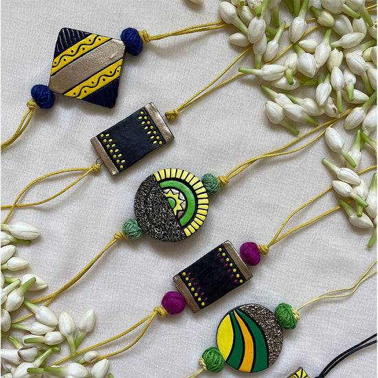 Yellow Series of Rakhis (set of 5)