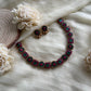 Terracotta floral kemp choker set
