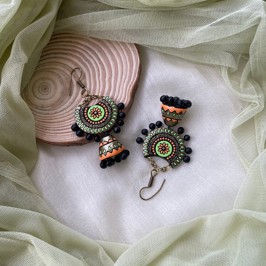 Terracotta jhumkas